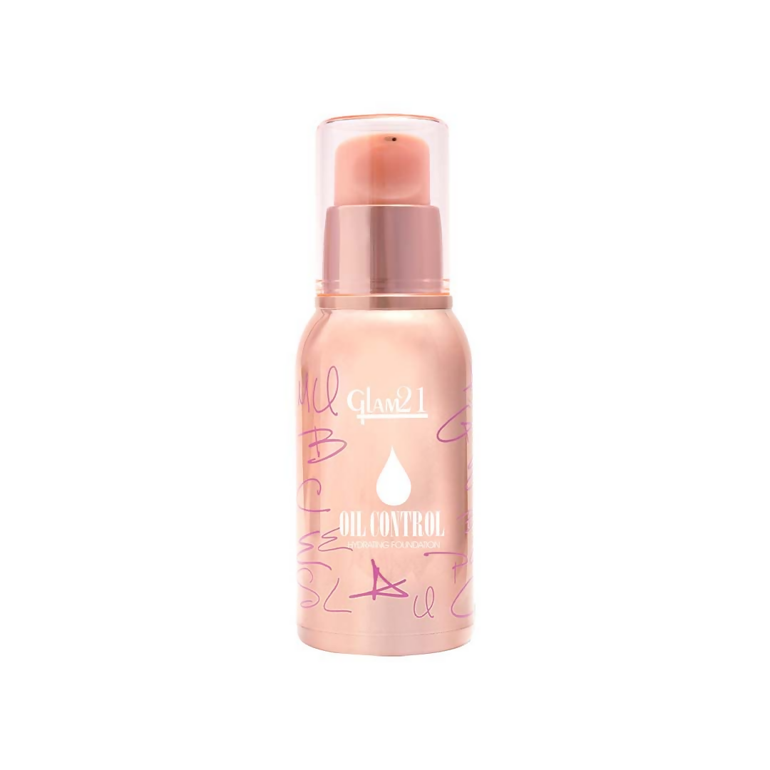 Glam21 Oil Control Hydrating Foundation - 06 Malt - Swadesiicart