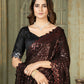 Dishitha Creation Indian Women's Designer Georgette Sequence Saree - Red | Swadesiicart