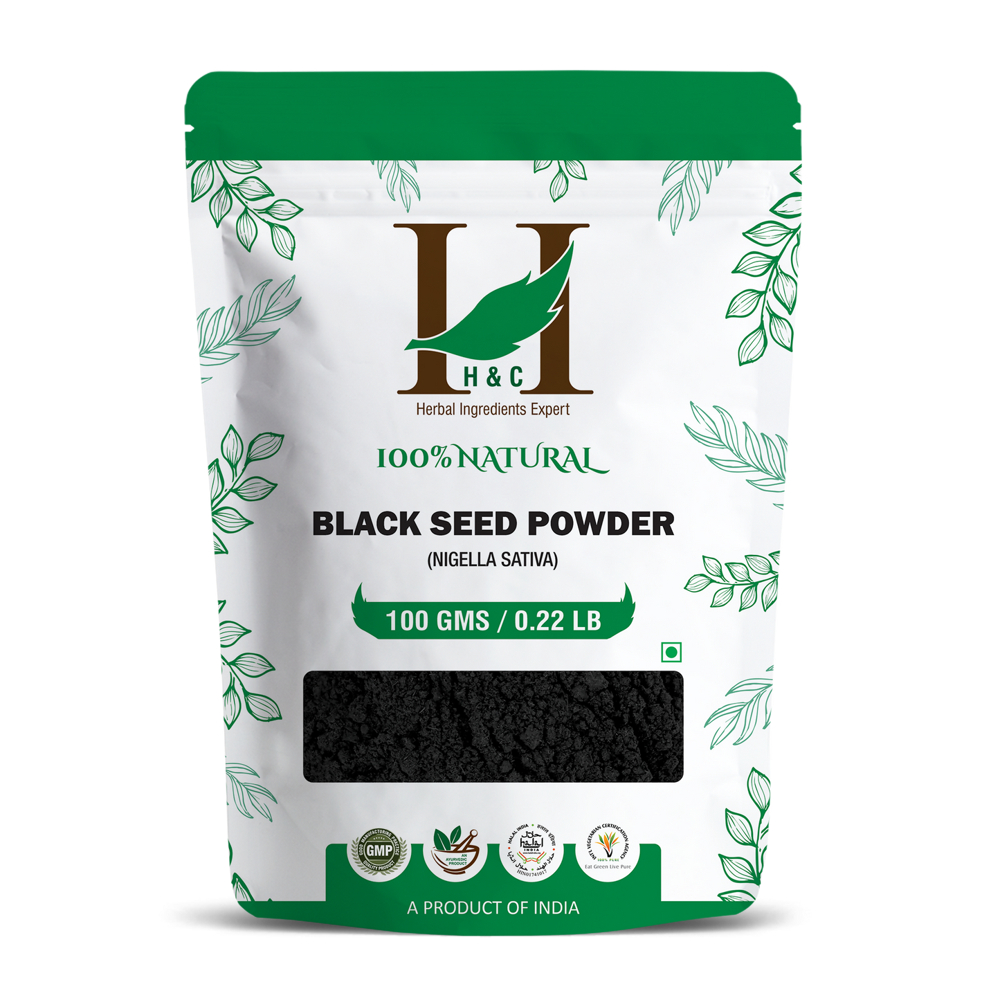 H&C Herbal Black Seed Powder - Just Jaivik