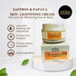 Prisa Organics Saffron & Papaya Skin Lightening Cream With Alpha Arbutin SPF 20 - Swadesiicart
