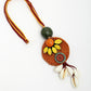 NVR Women & Men Set of 2 Multicolor Sea Shell Handcrafted Bhaiya Bhabhi Rakhi With Roli Chawal | Swadesiicart
