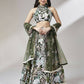 House of Panchhi Olive Net Sequinse Work Lehenga & Blouse with Dupatta | Swadesiicart