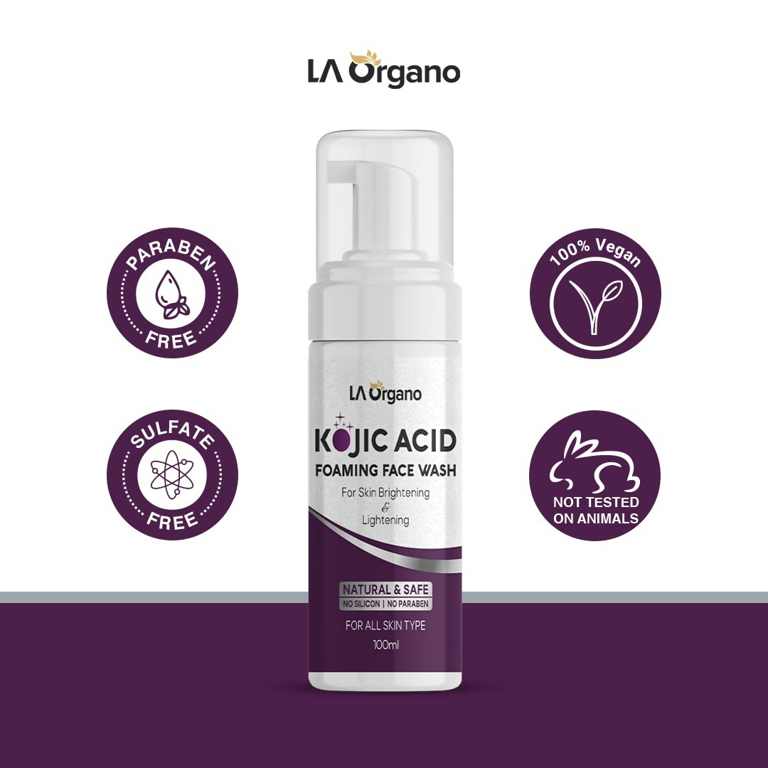 LA Organo Kojic Foaming Face Wash | Swadesiicart