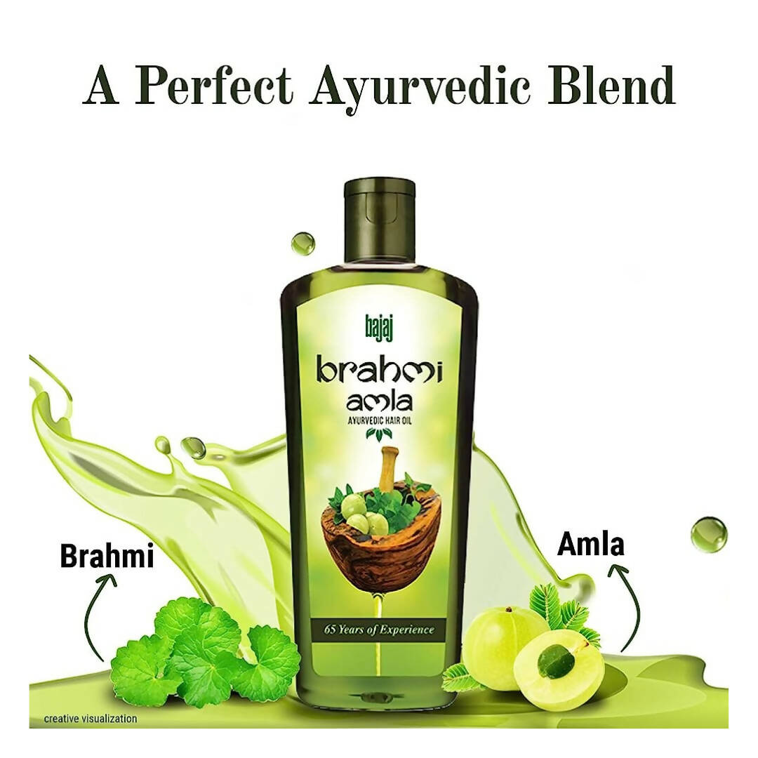 Bajaj Brahmi Amla Hair Oil - Swadesiicart