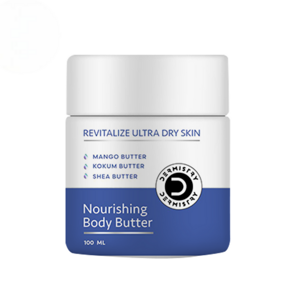 Dermistry Revitalizing Nourishing Body Butter for Ultra Dry & Flaky Skin Mango Kokum & Shea Butter - Swadesiicart