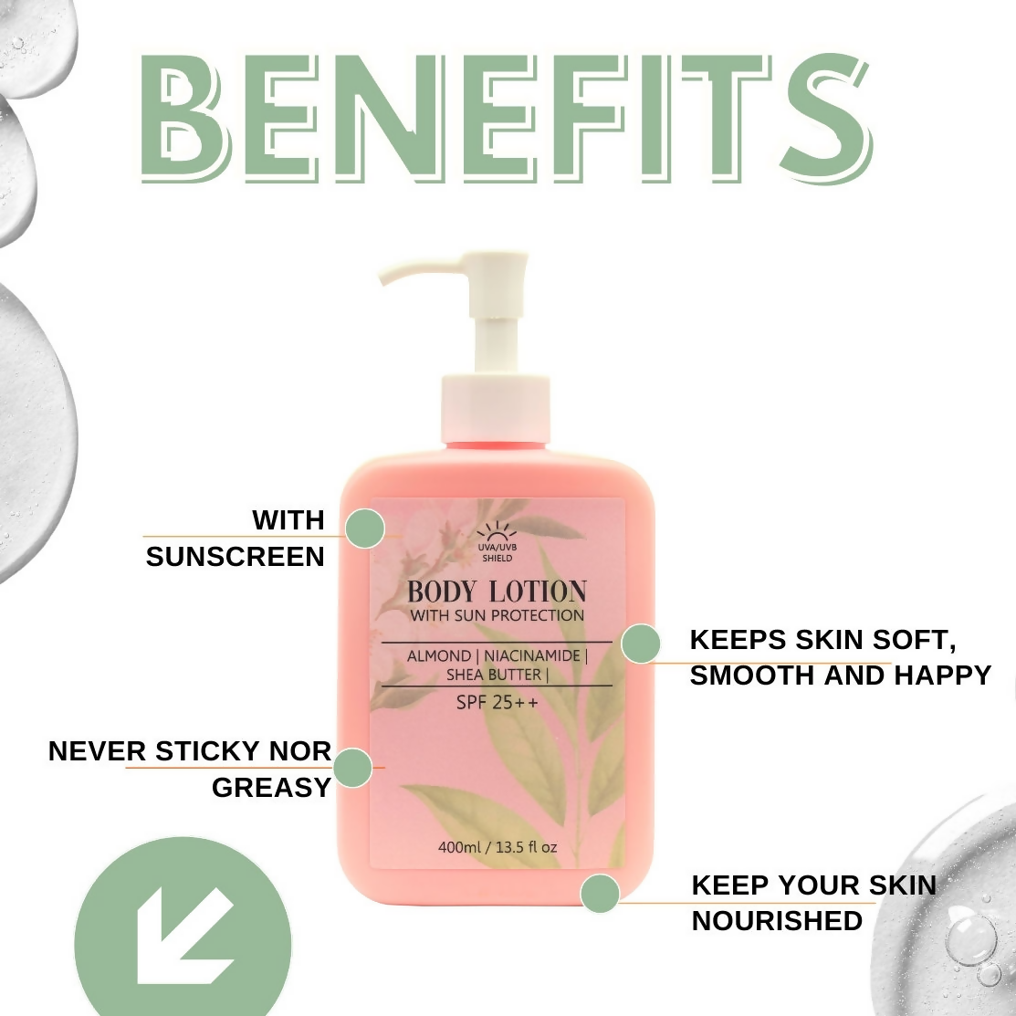 House of Beauty Body Lotion SPF25+ - Swadesiicart