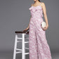 Ahalyaa Women's Traditional wear Jumpsuit - Lavender | Swadesiicart