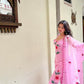 The52 Pink Women's Gorgeous Printed Viscose Fabric Straight Kurta Pant with Dupatta Set - Swadesiicart