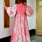 Jyoti Fashion Women's Pink Heavy Digital Printed Cotton Silk Anarkali Dress | Swadesiicart