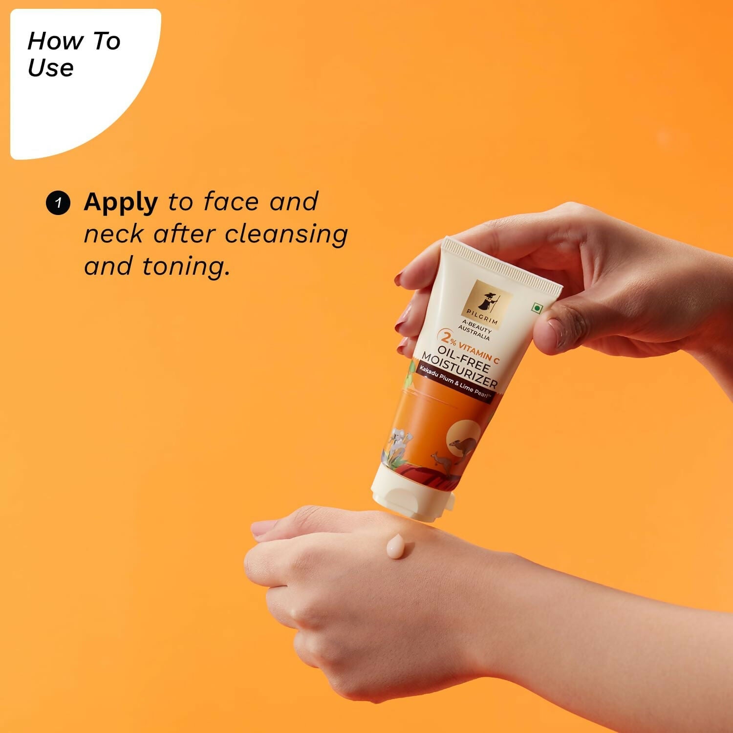 Pilgrim Australian 2% Vitamin C Oil free Moisturizer with Kakadu Plum & Lime Pearl For Oily & Acne Prone Skin - Swadesiicart