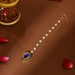 Ruby Raang Blue and Green Meenakari Kundan Maang Tikka | Swadesiicart