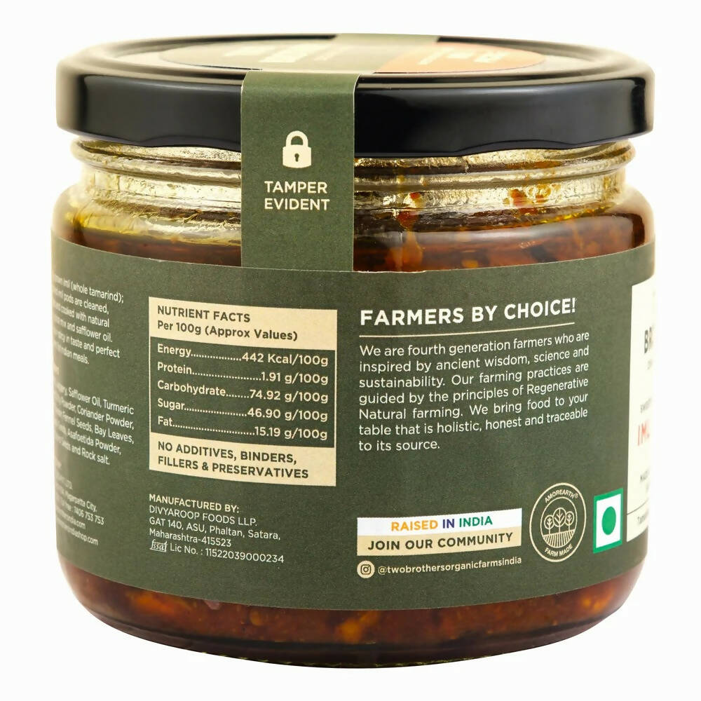 Two Brothers Organic Farms Imli Pickle - Swadesiicart