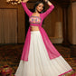 AI Fashion White Georgette Designer Navratri Wear Lehenga Choli Collection