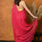 Very Much Indian Pure Mul Cotton Handloom Saree - Red | Swadesiicart