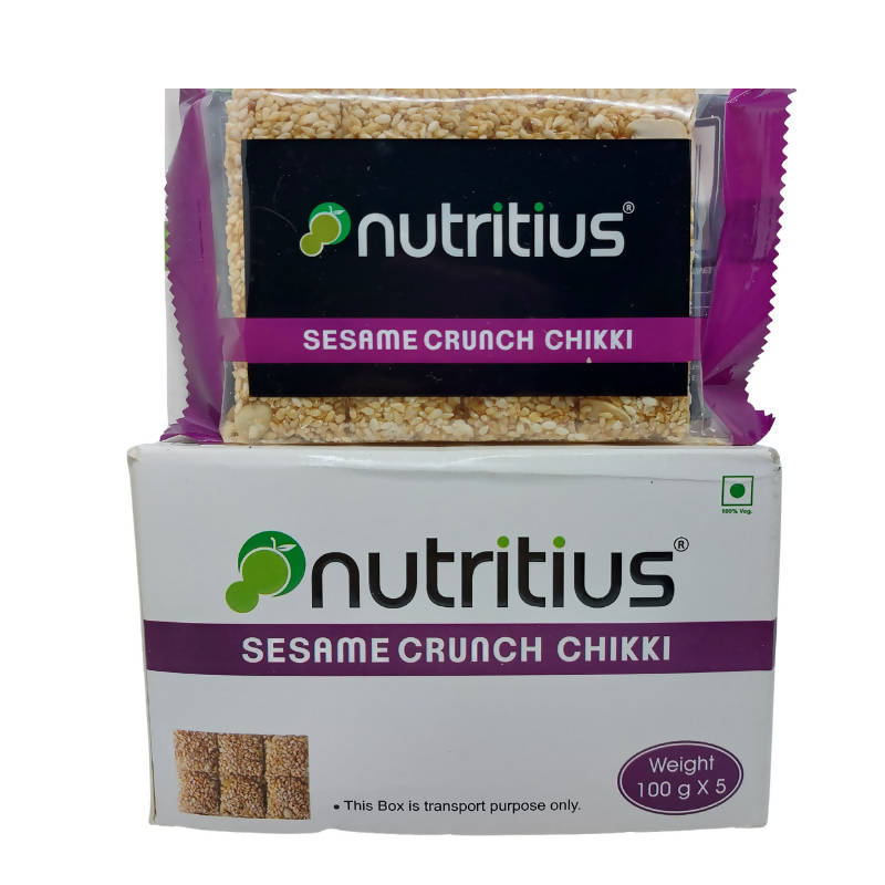 Nutritius Sesame Crunch Chikki | Swadesiicart
