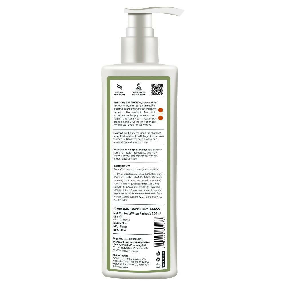 Jiva Ayurveda Neem Shampoo - Swadesiicart