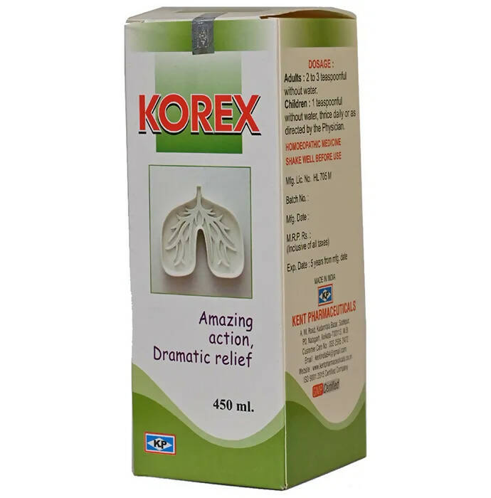 Kent Pharma Korex Syrup | Swadesiicart
