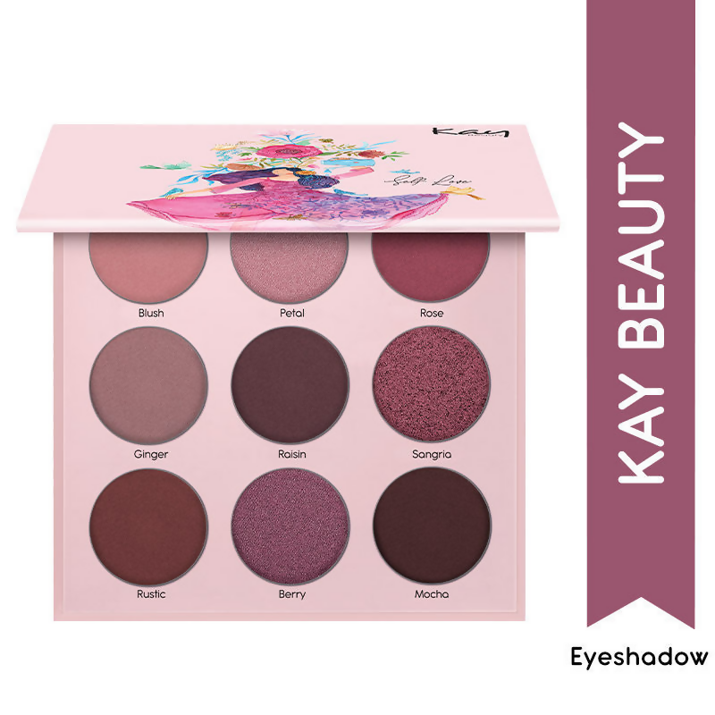 Kay Beauty By Katrina Kaif Eyeshadow Palette - Self Love | Swadesiicart
