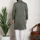 Sojanya Floral Printed Mandarin Collar Kurta With Churidar | Swadesiicart