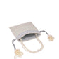 Masq Blue & Gold-Toned Embellished Embroidered Potli Clutch - Swadesiicart