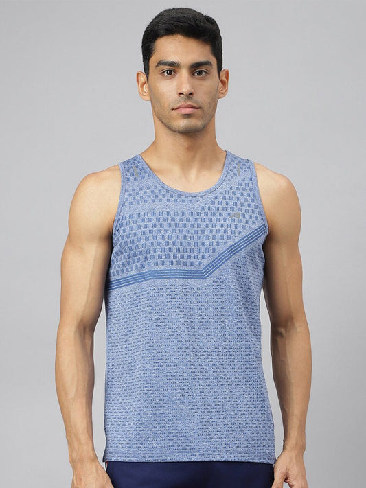 Alcis Men Heather Anti-Static Slim-Fit Swadesiicartnce Running Singlet | Swadesiicart