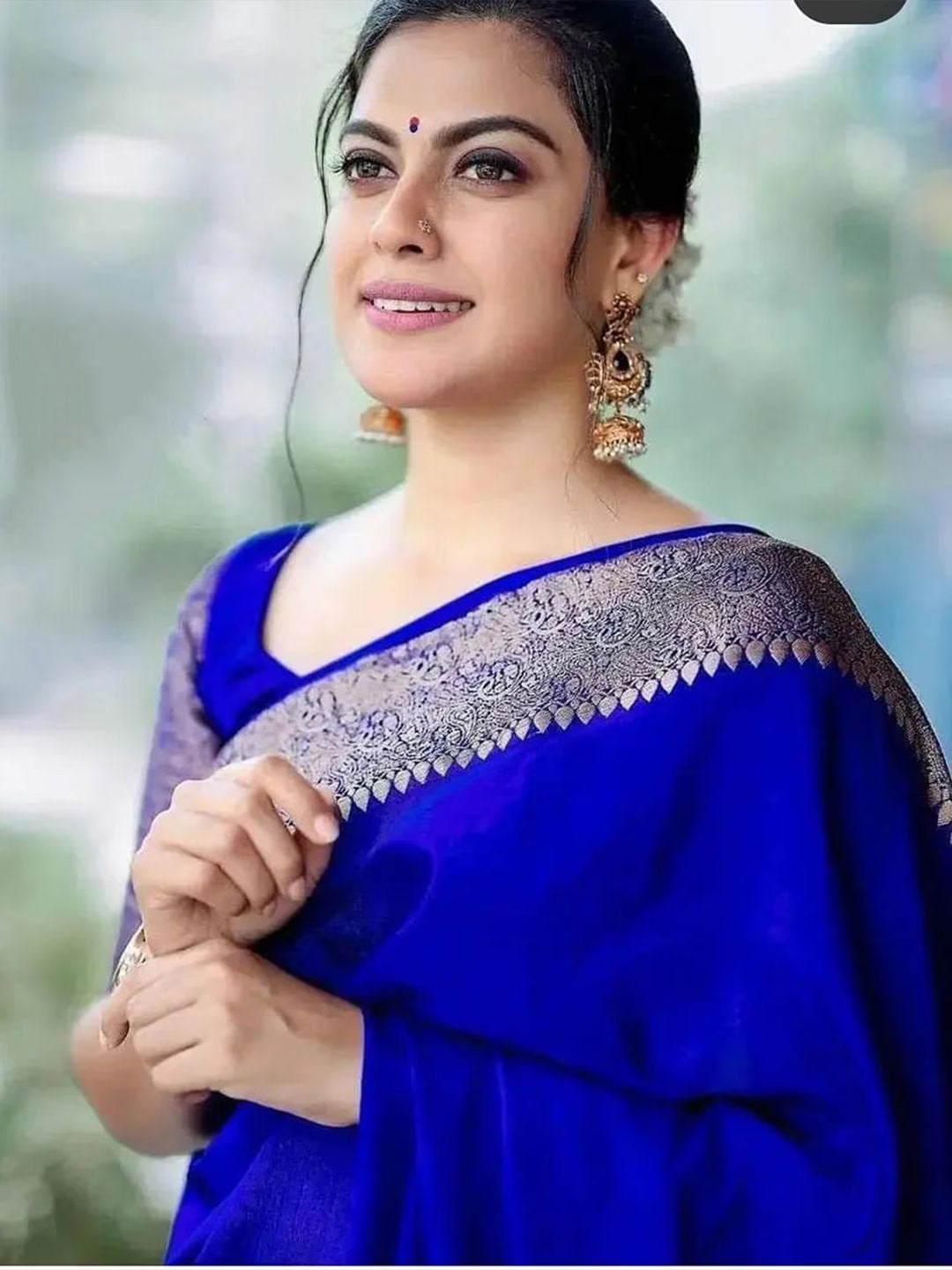 Kalini Zari Banarasi Saree | Swadesiicart