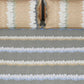 Story@home Grey & Peach-Coloured Striped 180 TC Queen Bedsheet With 2 Pillow Covers - Swadesiicart