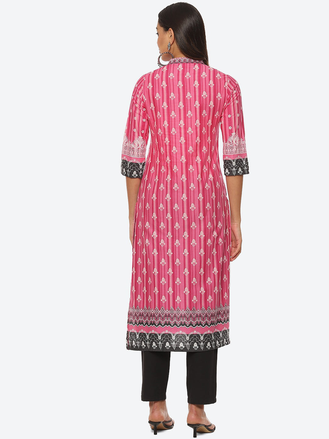 Biba Ethnic Motifs Printed Kurta - Swadesiicart