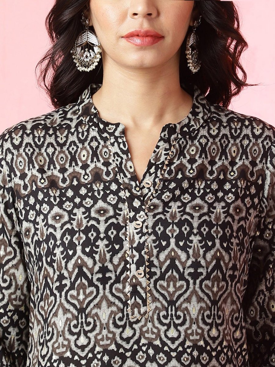 Anouk Women Ethnic Motifs Printed Kurta - Swadesiicart