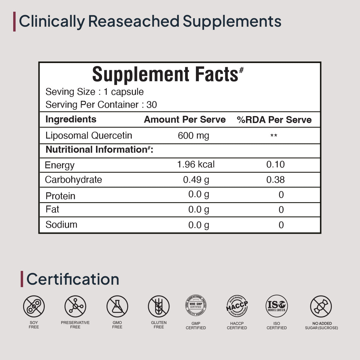 Miduty by Palak Notes Liposomal Quercetin Capsules | Swadesiicart