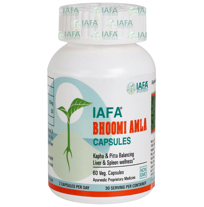 Iafa Ayuveda Bhoomi Amla Veg Capsules | Swadesiicart