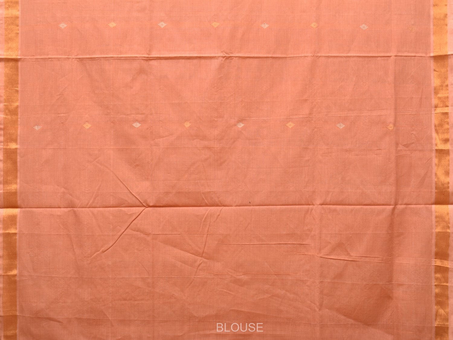 Fawn Uppada Cotton Handloom Saree with Assorted Pallu Design - Global Threads | Swadesiicart