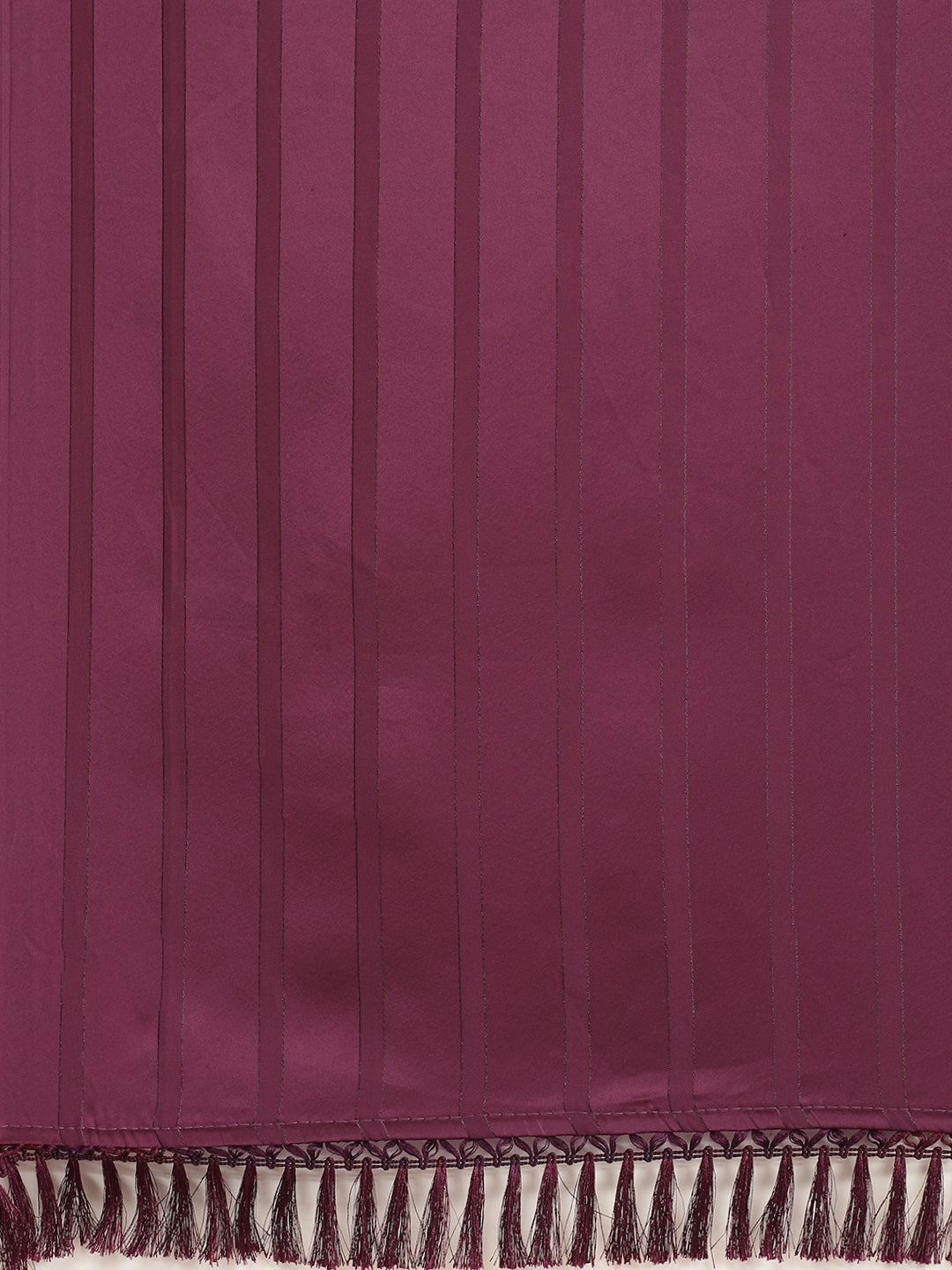 Tikhi Imli Magenta Striped Saree | Swadesiicart