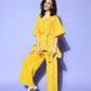 Ahalyaa Women's Traditional Wea Co-ods - Mustard | Swadesiicart