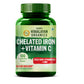 Himalayan Organics Chelated Iron Plus Vitamin C Tablets - Swadesiicart