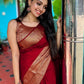 Kalini Ethnic Motif Woven Design Zari Banarasi Saree | Swadesiicart