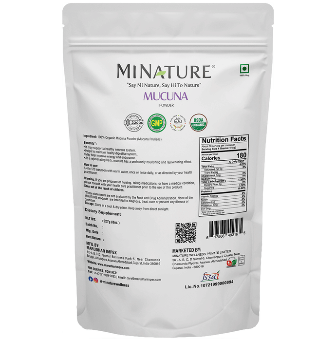 Minature Mucuna Organic Powder | Swadesiicart
