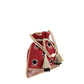 Masq Red & Black Embellished Embroidered Potli Clutch - Swadesiicart