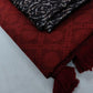 Red Jute Silk Woven Design Saree with Unstitched Blouse - Hiral Fashion | Swadesiicart