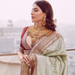 Kalini Ethnic Motifs Woven Design Zari Silk Cotton Banarasi Saree | Swadesiicart