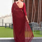 Tikhi Imli Striped Ready to Wear Saree | Swadesiicart