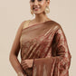 Kalini Maroon & Golden Ethnic Motifs Woven Design Banarasi Saree | Swadesiicart