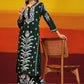 HOUSE OF KARI Floral Embroidered Chikankari Pure Cotton Straight Kurta With Palazzo | Swadesiicart