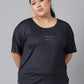 MKH Plus Size Typography Printed Dri-FIT Sports T-Shirt - Swadesiicart