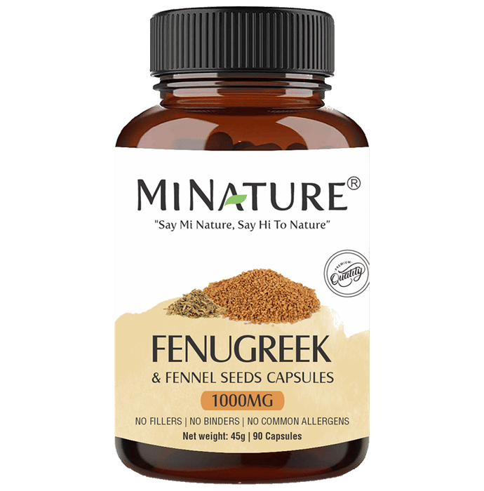 Minature Fenugreek & Fennel Seeds Capsules | Swadesiicart
