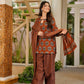 Aayaa Designer Cotton Silk Farshi Salwar Set - Maroon