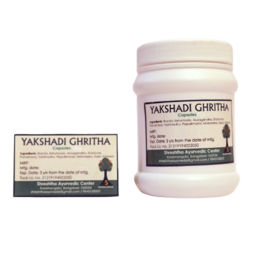 Shreshtha Herbals Yakshadi Gritha Capsules | Swadesiicart