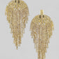 Tokyo Talkies Gold-Toned Contemporary Drop Earrings
