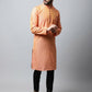 Even Apparels Red Color Pure Cotton Men's Kurta With Side Placket (STR1199) | Swadesiicart