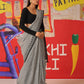 Tikhi Imli Woven Design Cotton Blend Saree | Swadesiicart